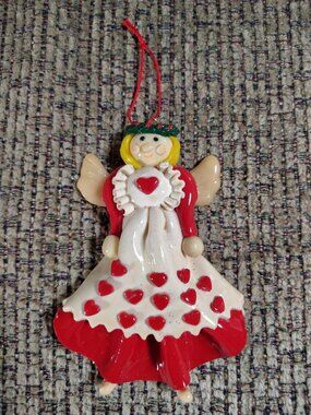 HOUSE of LLOYD Christmas Around the World "SCANDINAVIAN ANGELS" ORNAMENT B3